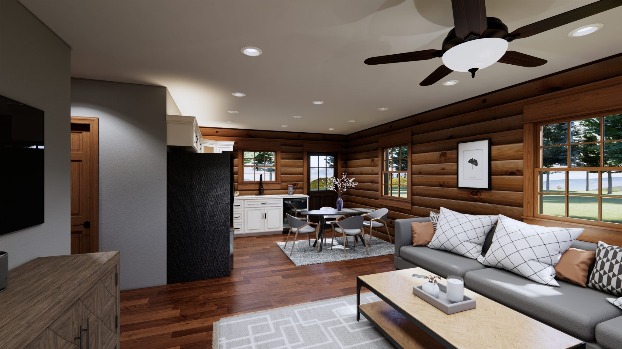 The Grizzly Adams I & II Renderings - Gastineau Log Homes - Log Home ...