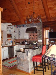 Modified Lakeview Log Home Floor Plan