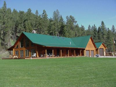 Custom Log Home Floor Plan