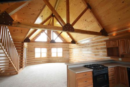Caroline Log Home Floor Plan