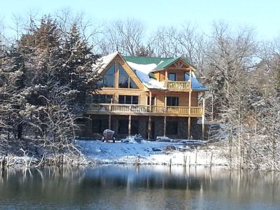 Modified Caroline Log Home Floor Plan