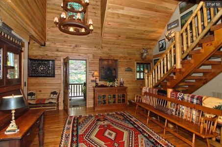 Seven Gables Log Home Floor Plan