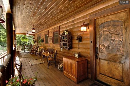 Seven Gables Log Home Floor Plan