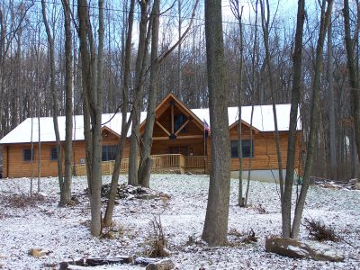 Custom Log Home Floor Plan