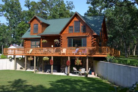 Julianna Log Home Floor Plan