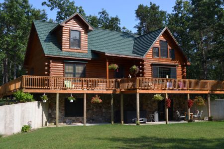 Julianna Log Home Floor Plan