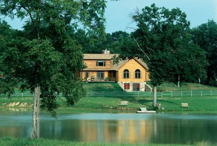 Georgetown Log Home Floor Plan