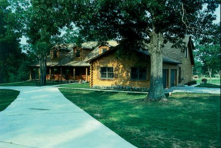 Georgetown Log Home Floor Plan