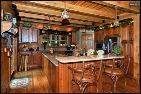 Seven Gables Log Home Floor Plan