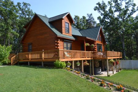Julianna Log Home Floor Plan