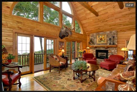 Seven Gables Log Home Floor Plan