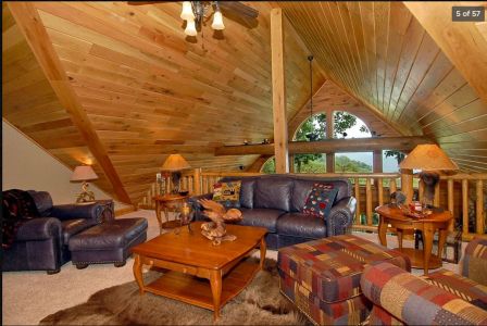 Seven Gables Log Home Floor Plan