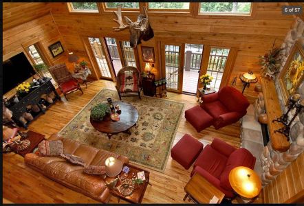 Seven Gables Log Home Floor Plan