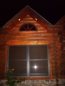 Modified Lakeview Log Home Floor Plan