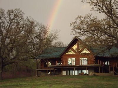 Custom Log Home Floor Plan