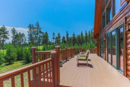 Modified Seven Gables Log Home Floor Plan